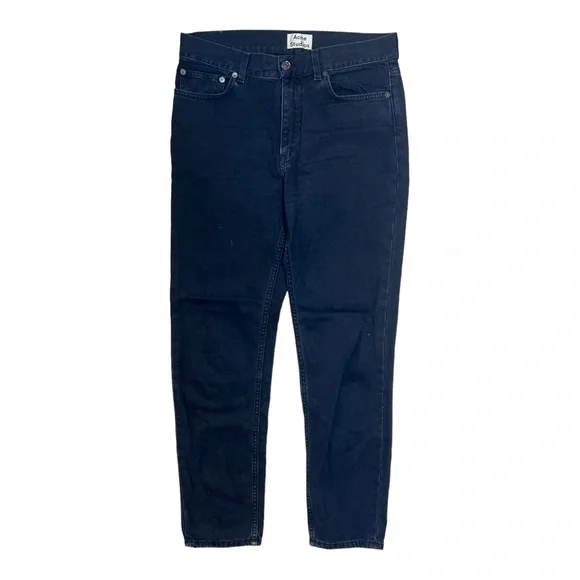 Acne Studio Boy Black Stretch Denim Jeans Women’s Size 30 - Picture 2 of 6